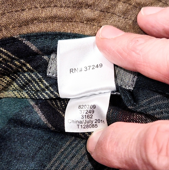 REI Co Op Waxed Cotton Brown Bucket Hat Fedora Size L/XL Cotton Lining Classic - Picture 9 of 11